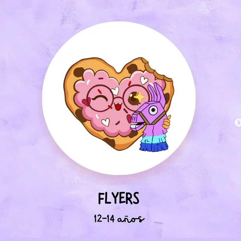 Flyers — inglés para niños de 12 a 14 años